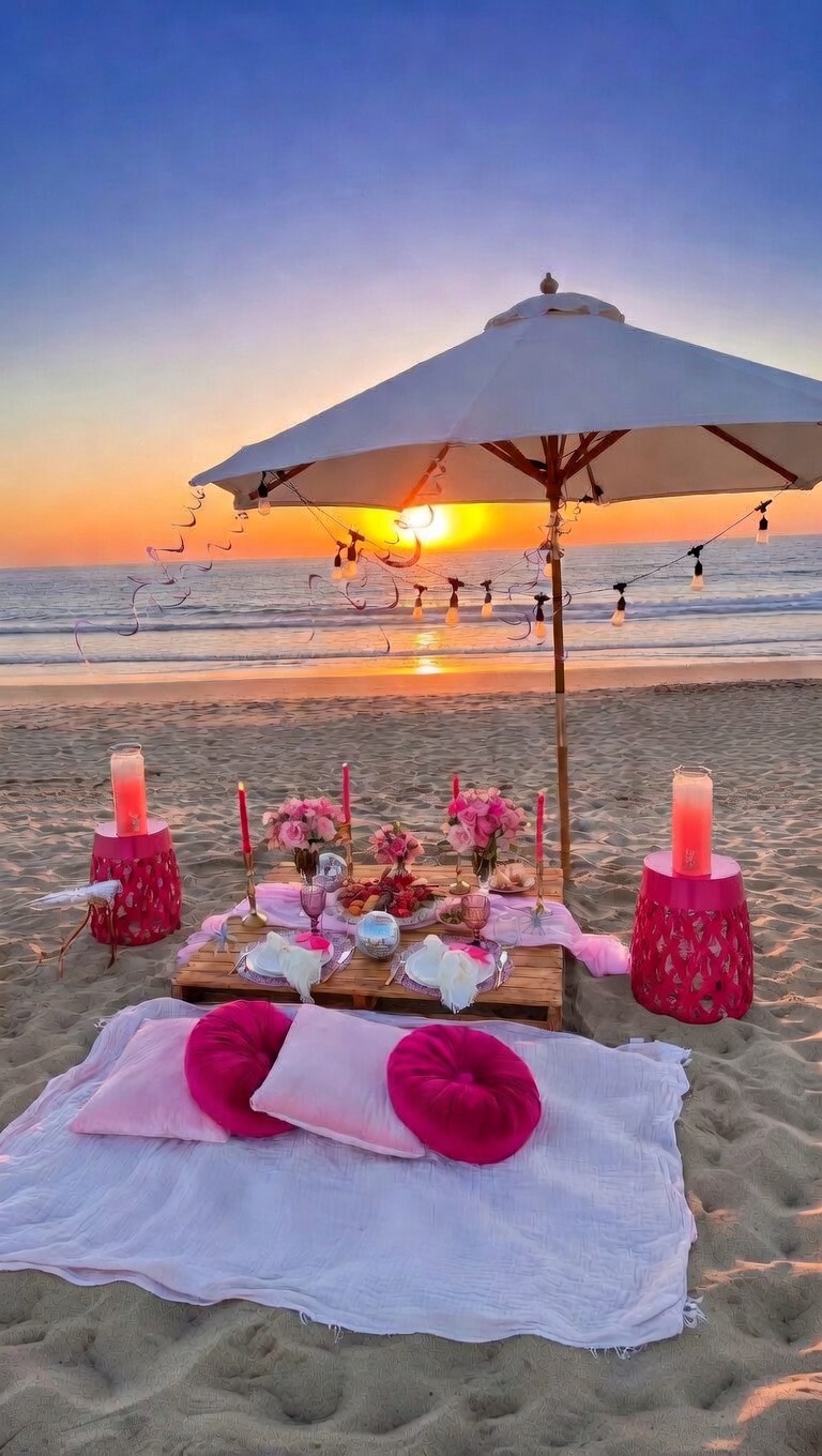 Aura Tide Romance Picnic Setup